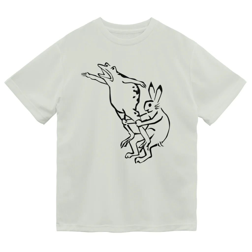 HOUSOの鳥獣戯画現代版　組体操 ドライTシャツ