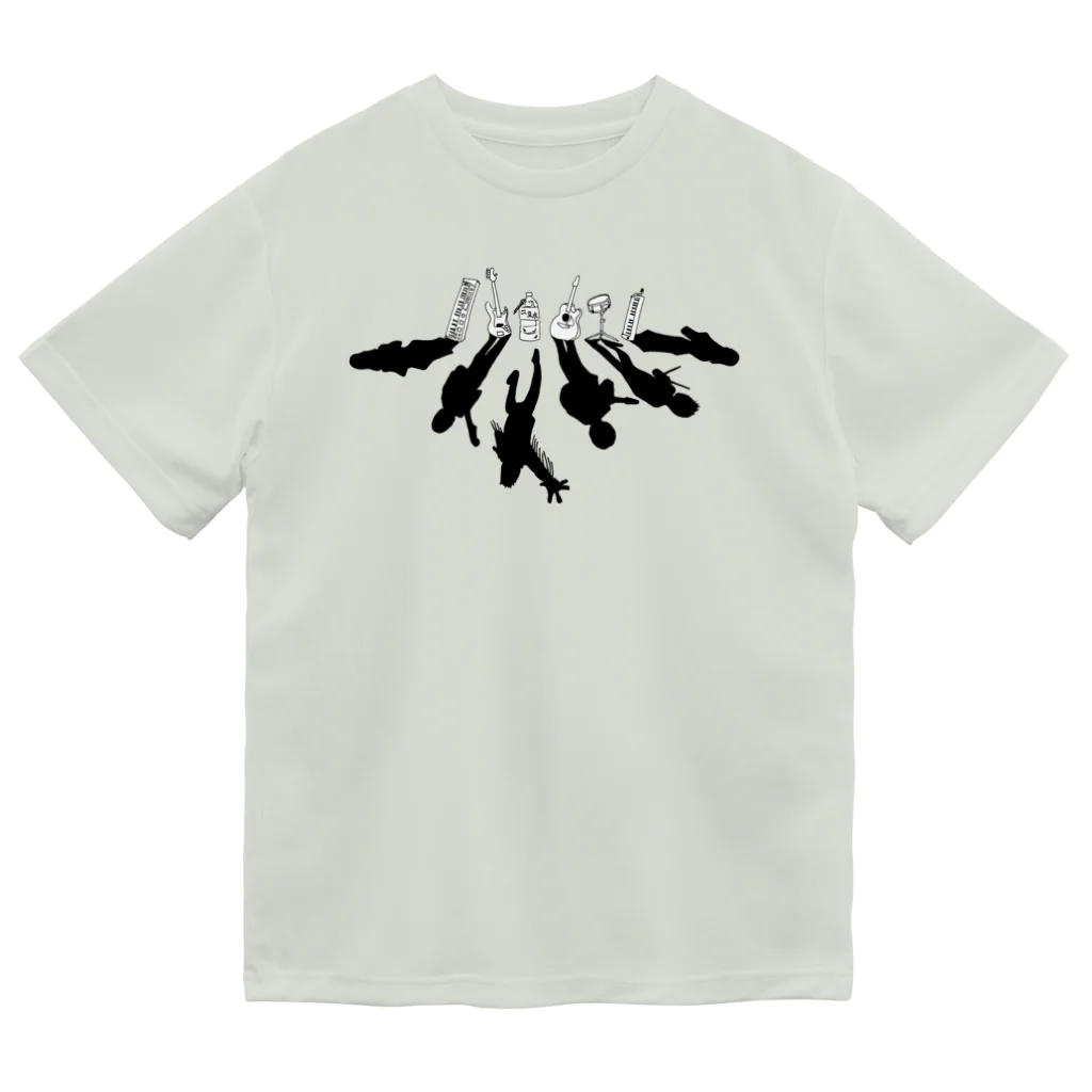 hi-touch_utsunomiyaのハイタッチ　/　(楽器White) Shadow member Dry T-Shirt