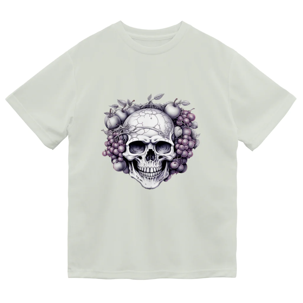 LCOMLのフルーツに囲まれたSKULL ドライTシャツ