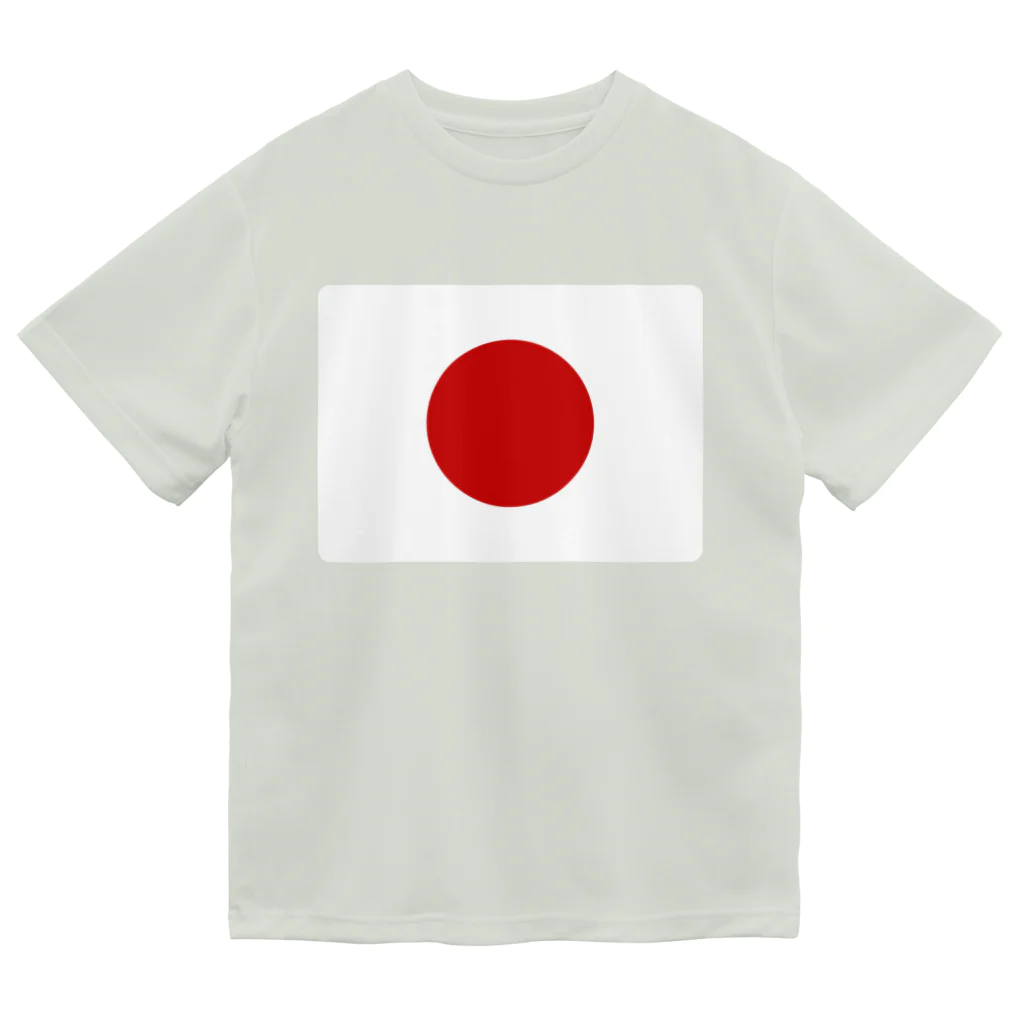 お絵かき屋さんの日本の国旗 Dry T-Shirt