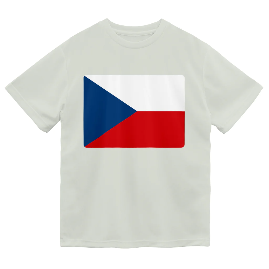 お絵かき屋さんのチェコの国旗 Dry T-Shirt