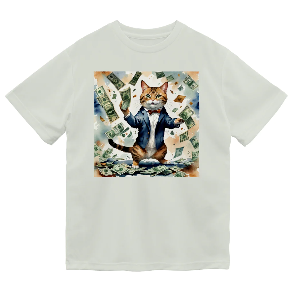 なむねこの猫社長 Dry T-Shirt