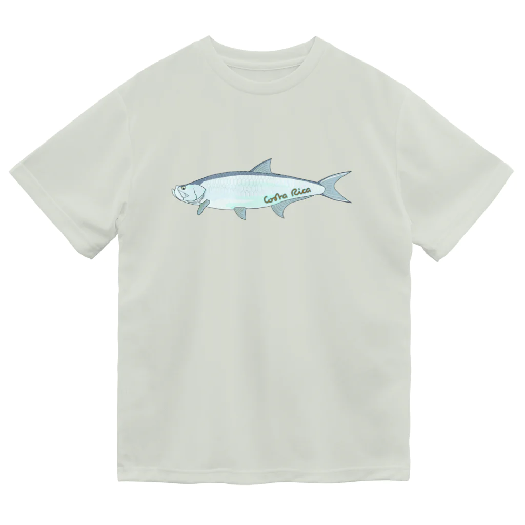 さいとーくんのコスタリカの巨大魚ターポン Dry T-Shirt