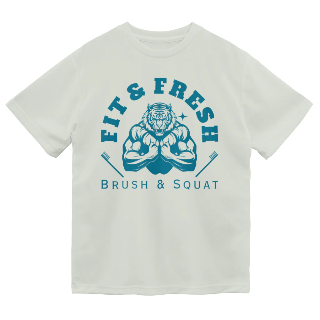 chataro123のFit & Fresh: Brush & Squat ドライTシャツ