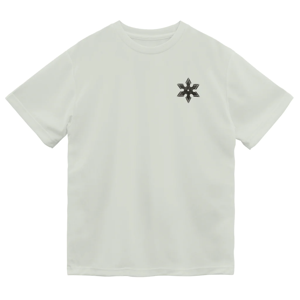 omochi_stampの手裏剣バックアタック Dry T-Shirt