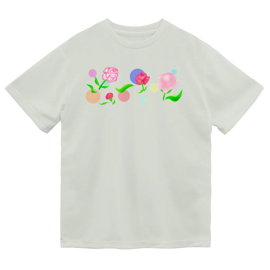 Lily bird（リリーバード）のカーネーションと水玉模様 ドライTシャツ