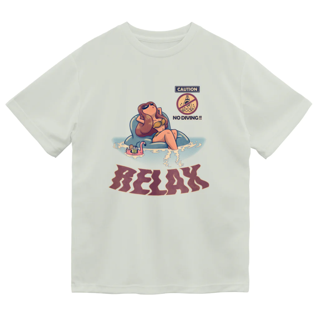 nidan-illustrationの"RELAX" ドライTシャツ