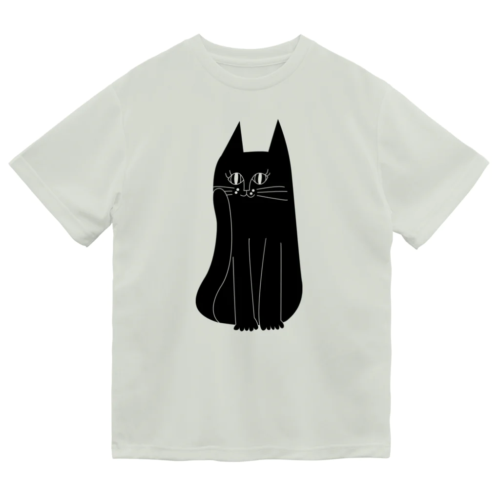 toconakisの黒猫サーシャ ドライTシャツ