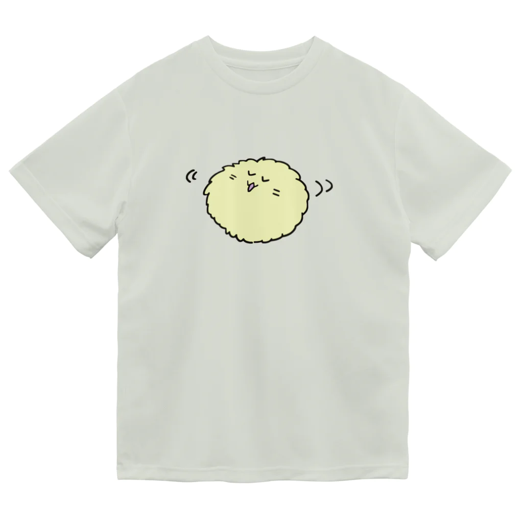 Hiroya_artsの歌う謎の毛玉 ドライTシャツ