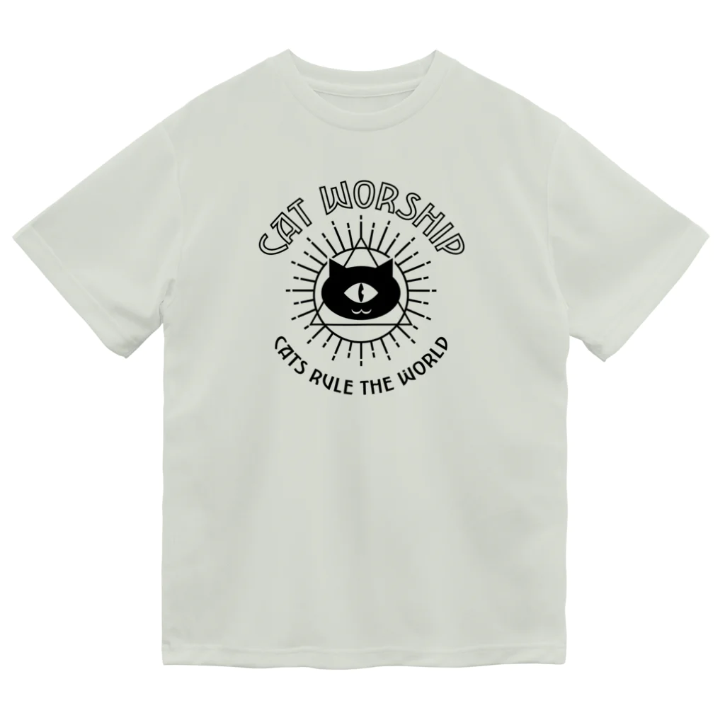 LONESOME TYPE ススのネコ崇拝△ ドライTシャツ