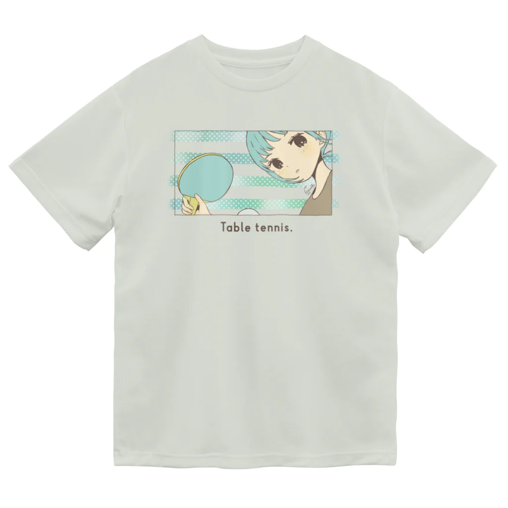 m_matsurikaのTable tennis. Dry T-Shirt