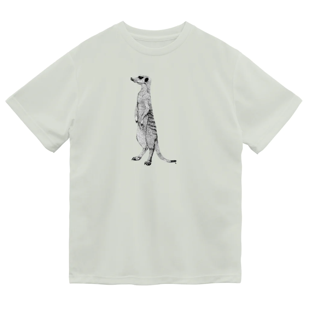 segasworksのミーアキャット（ペン画） Dry T-Shirt
