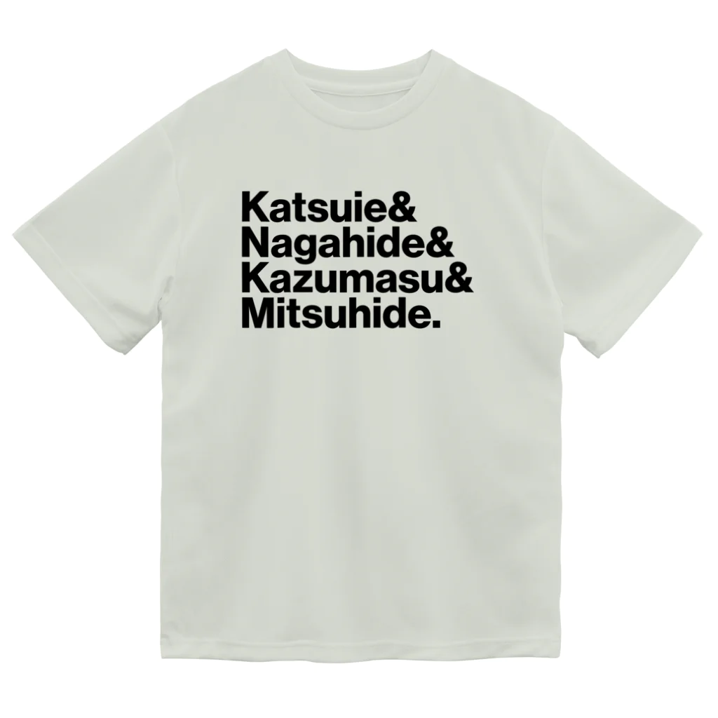 KAWAGOE GRAPHICSの織田四天王 Dry T-Shirt