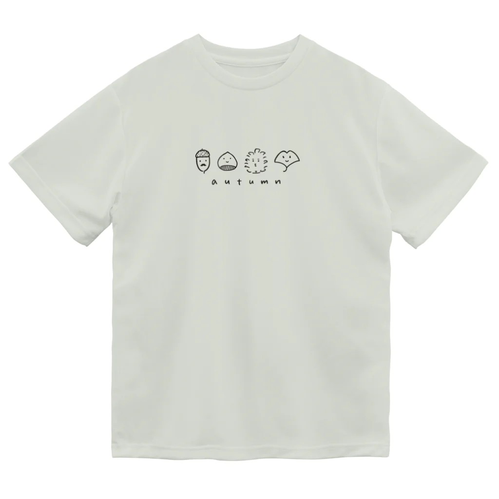 Andiamoの秋の実ブラザーズ（茶） Dry T-Shirt
