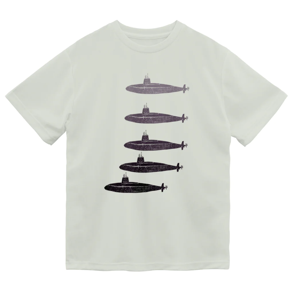 NIKORASU GOの潜水艦 ドライTシャツ