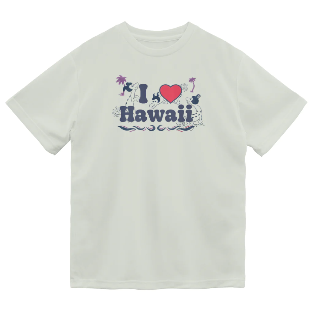 Shigenosukeのシナカル #I♡Hawaii ドライTシャツ