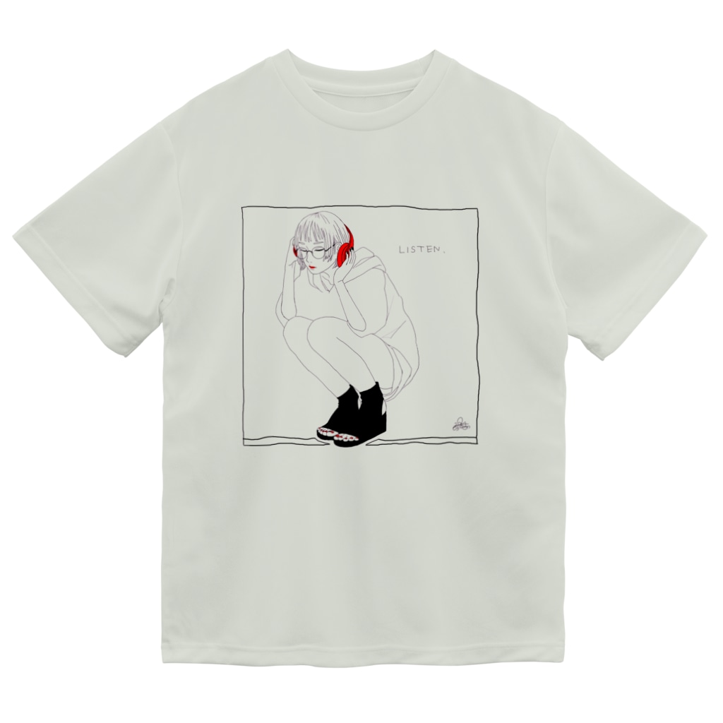 竹条いちいのLISTEN Dry T-Shirt