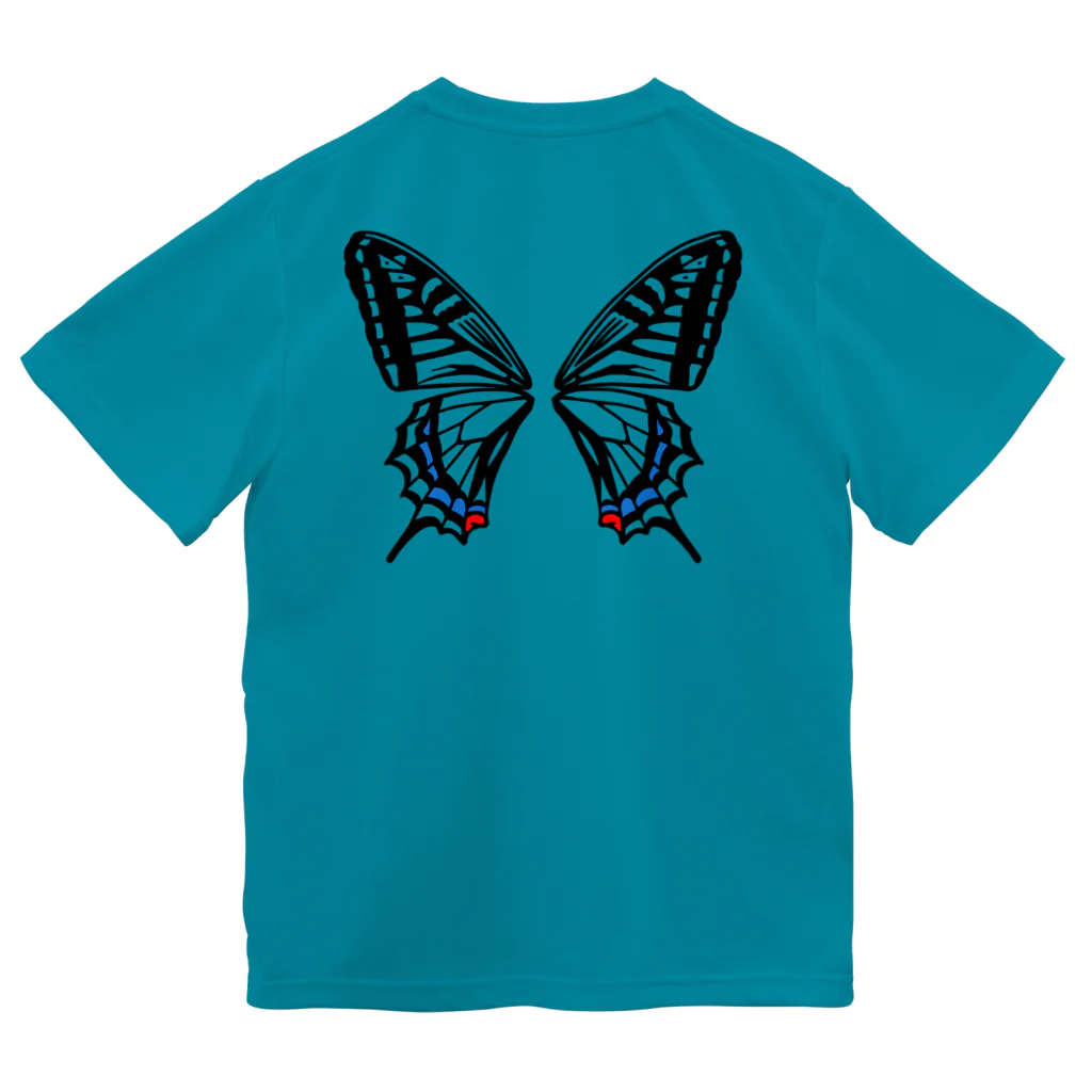 Alba spinaの揚羽蝶 ドライTシャツ