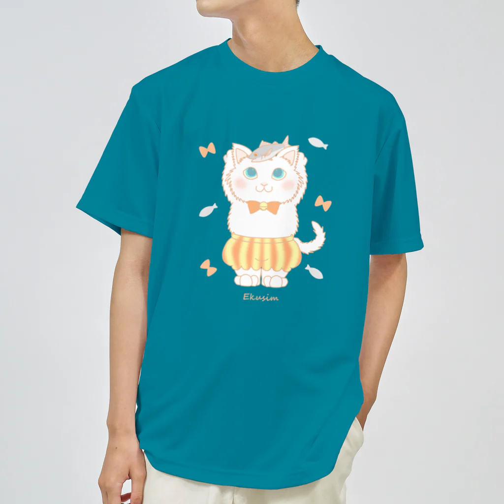Ekusimのアジ太とネコ王子 Dry T-Shirt