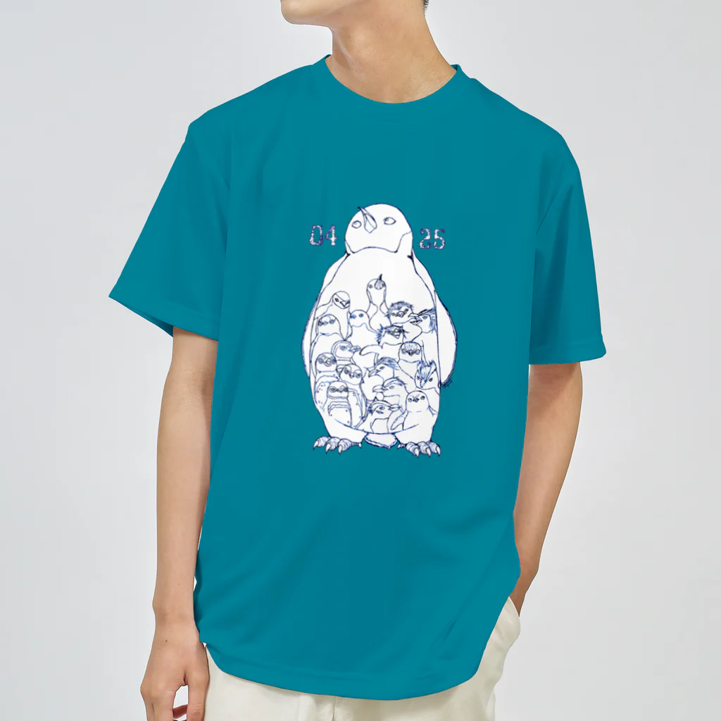 ヤママユ(ヤママユ・ペンギイナ)の0425-18 Penguins of the World- ドライTシャツ