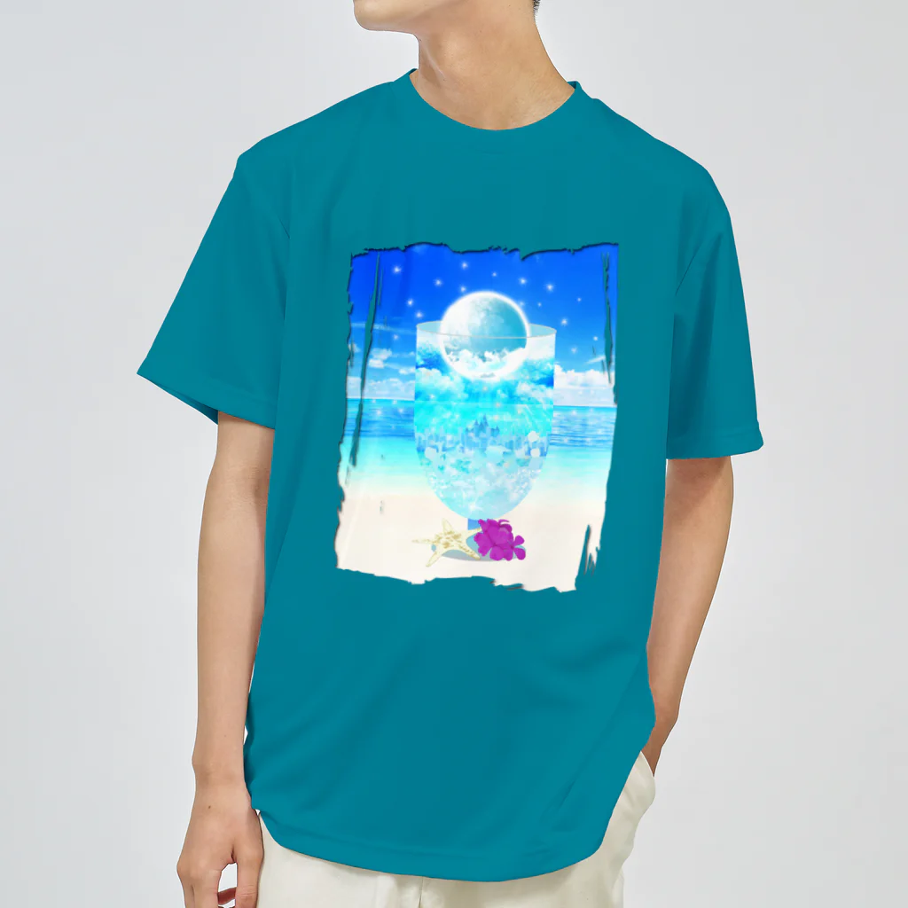 Yokokkoの店のMoon Soda ドライTシャツ