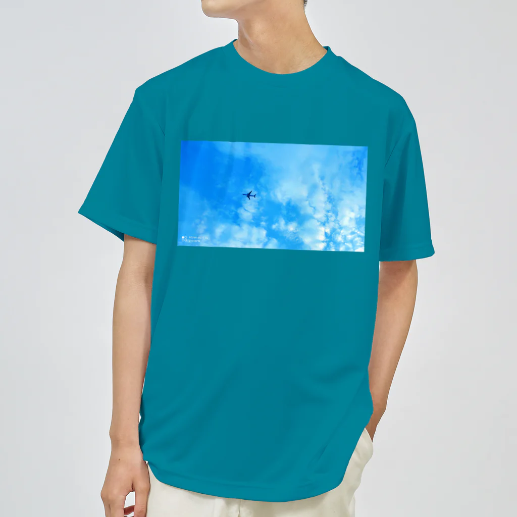 らんすけふぉとのBluesky（航空機） ドライTシャツ