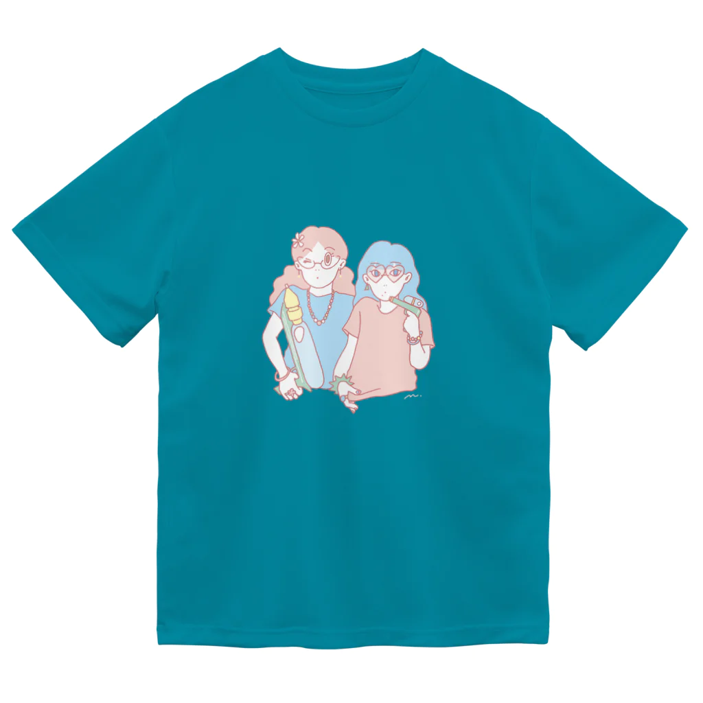 引ききき出し屋のwatering girls ドライTシャツ