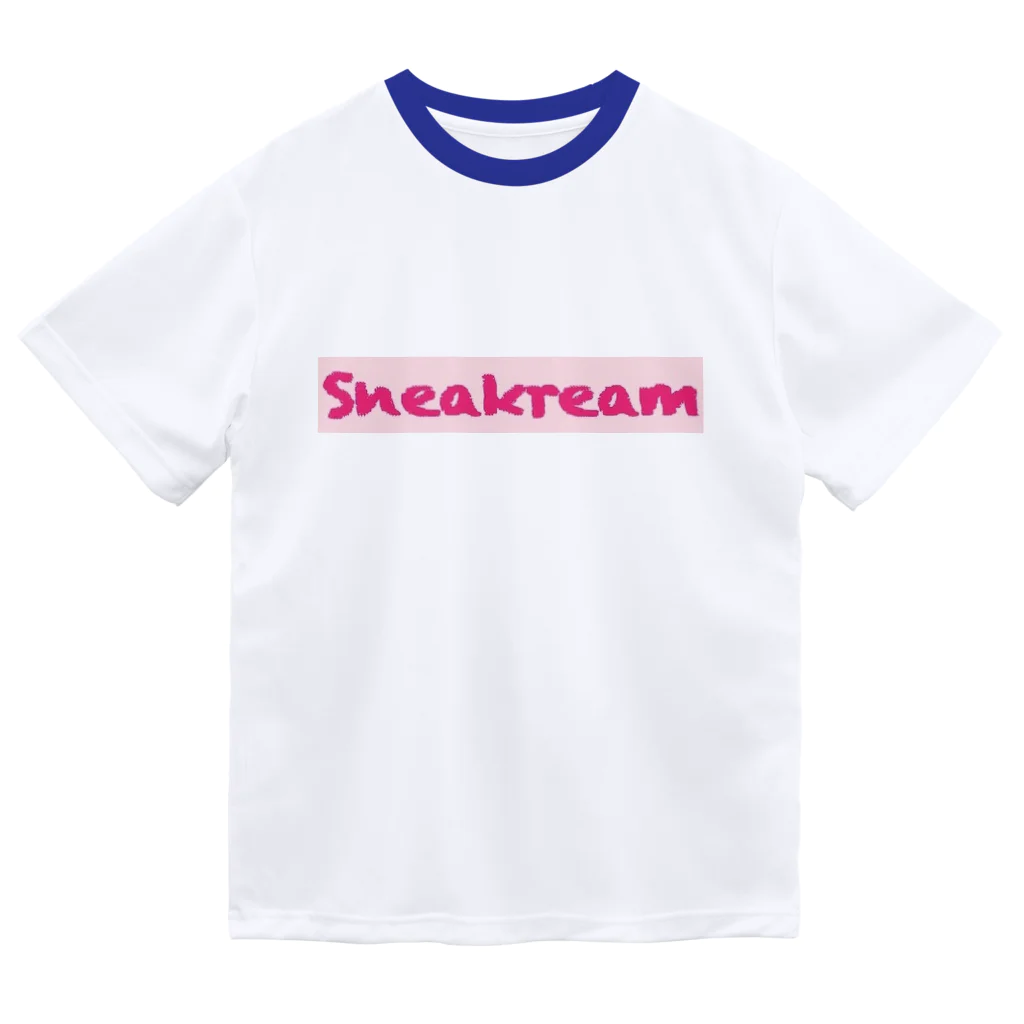 Sneakreamのストロベリーアイスクリームスニーカー ドライTシャツ