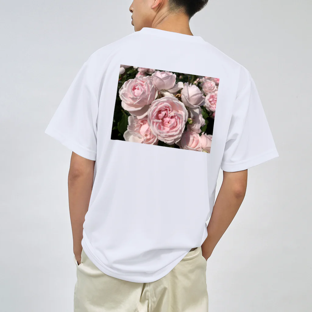 光のパステルアート　Hisaの薄いピンクの薔薇 Dry T-Shirt
