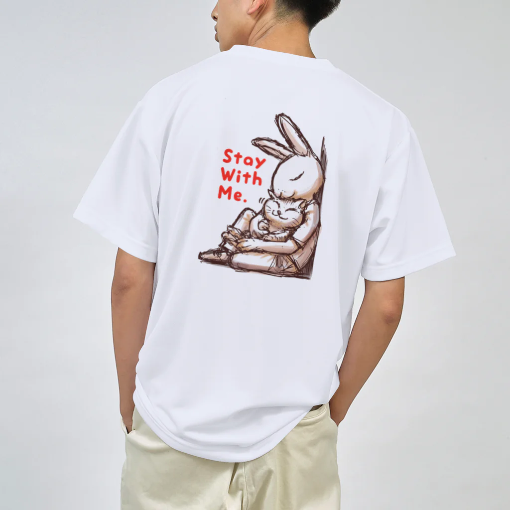 BeachBunnyのうさぎとねこ　Stay With Me Dry T-Shirt