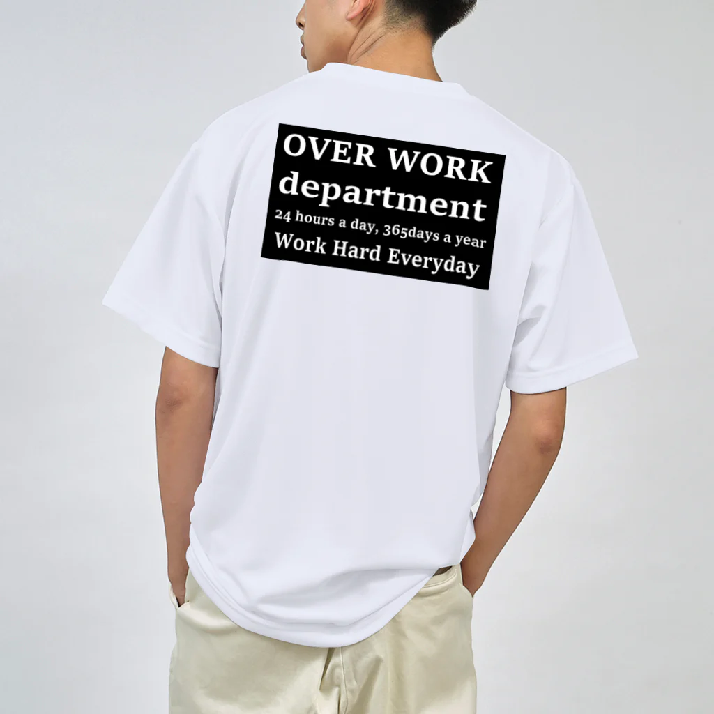 PURE BLACK CO.LTD.のOVERWORK,HARDWORK ドライTシャツ