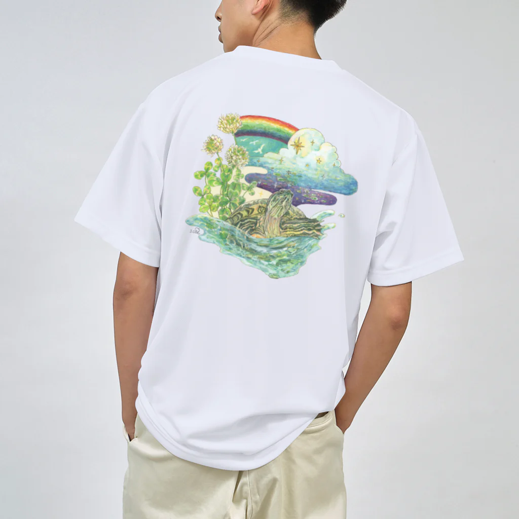 放課後屋のピアリさん back print Dry T-Shirt