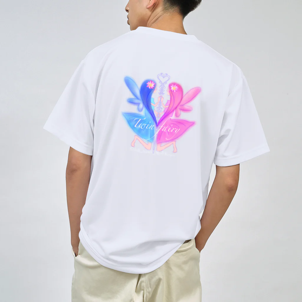 ちゃすみんwith Dragon&Angelのツインfairy Dry T-Shirt