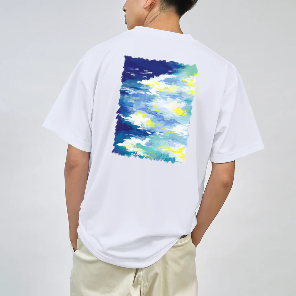 sketchbook shopの青の淵（バックプリント） Dry T-Shirt