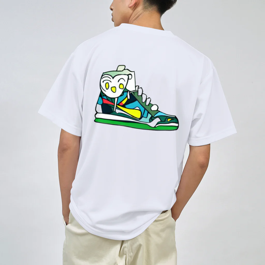 Sneakreamのチョコミントアイスクリームスニーカー ドライTシャツ