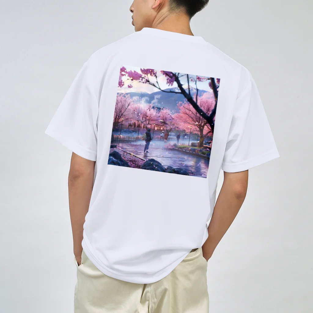 AQUAMETAVERSEの満開の桜を鑑賞する私 アメジスト 2846 Dry T-Shirt