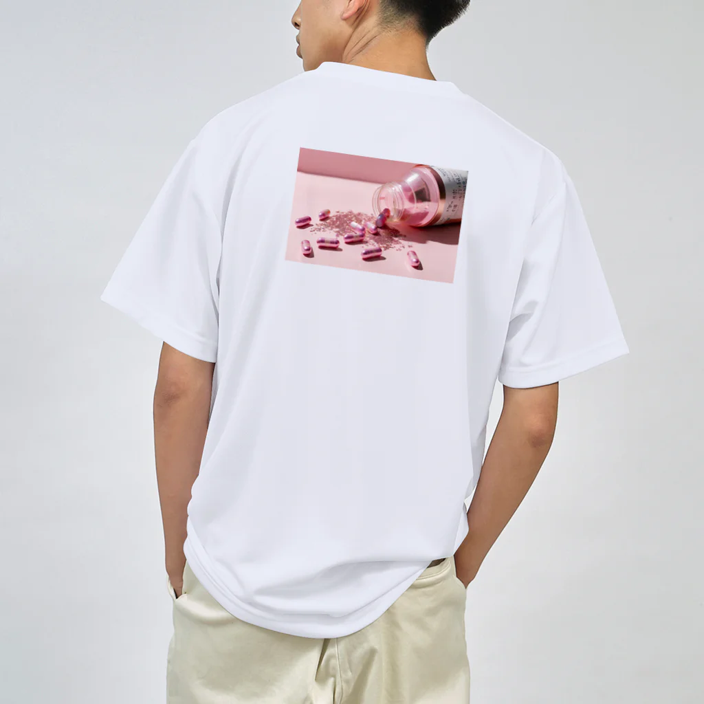 親指の先のピンクドラッグ Dry T-Shirt