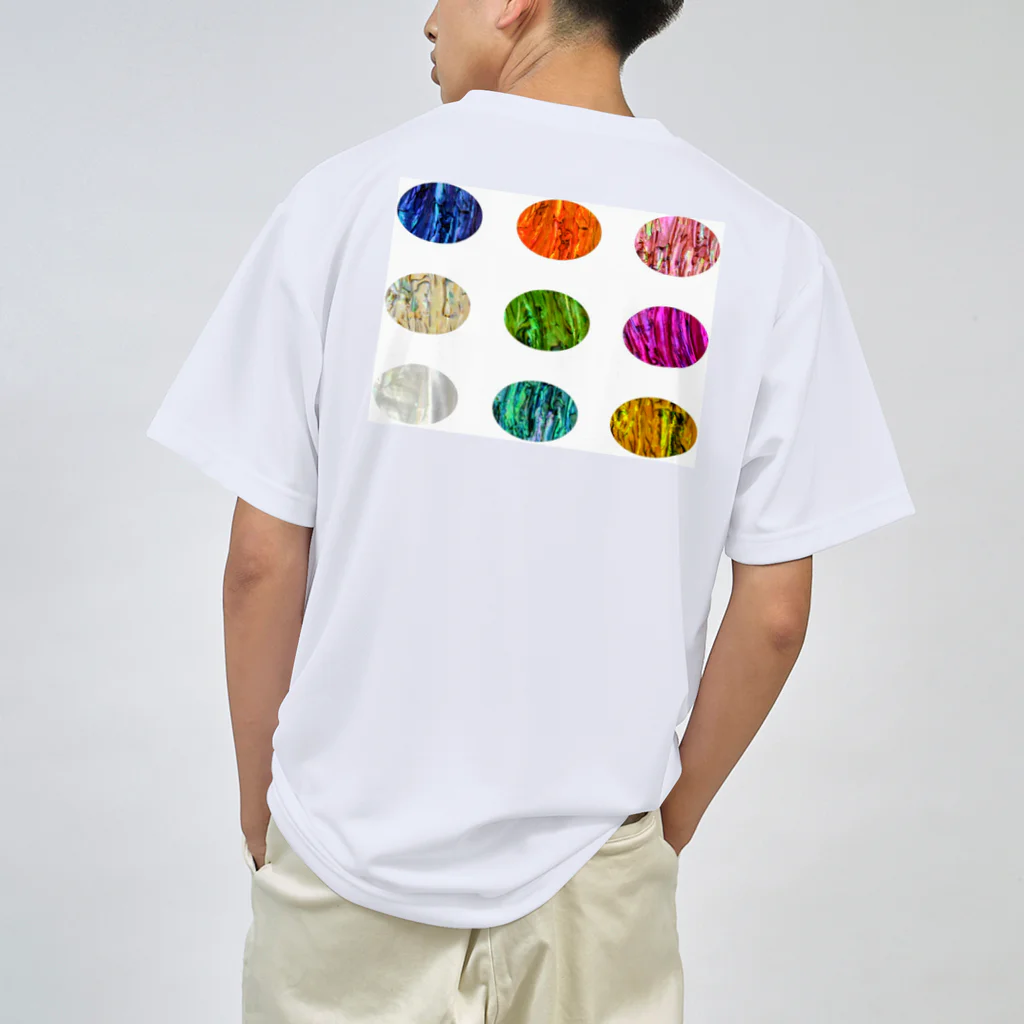 yurisacinの迷彩柄（１４)　横 Dry T-Shirt