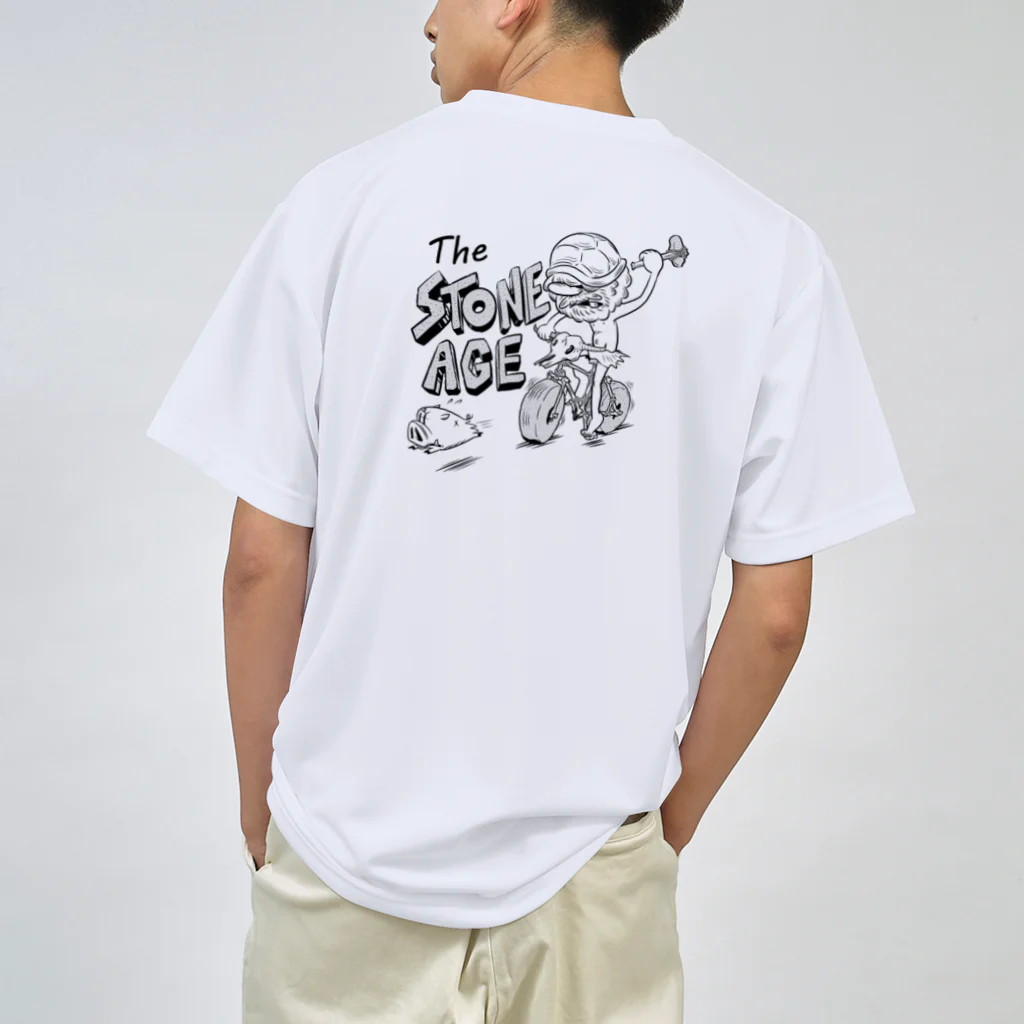 nidan-illustrationの"The STONE AGE" #2 ドライTシャツ