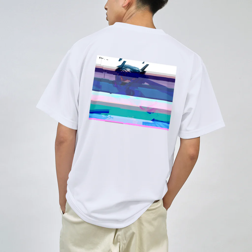 サワダモコ Moco Sawadaのグリッチセーラーちゃん Dry T-Shirt