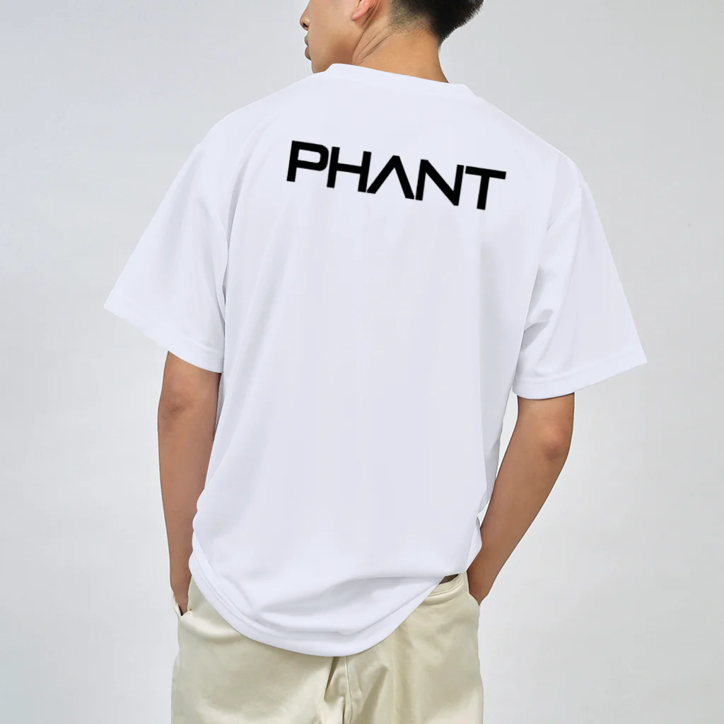 PHANT-ﾌｧﾝﾄ-のゴリラ/黒字 Dry T-Shirt