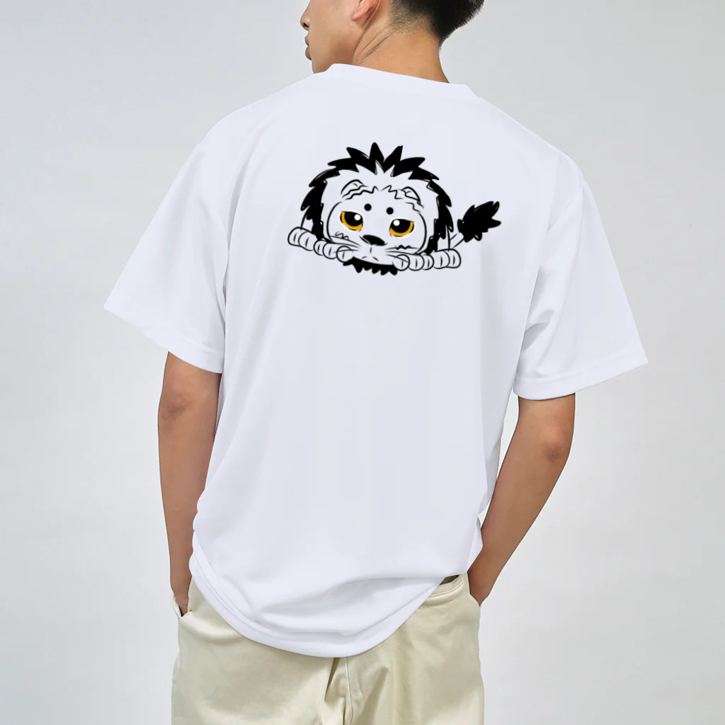 BeArtSuzumaruのぺたんこライオン Dry T-Shirt