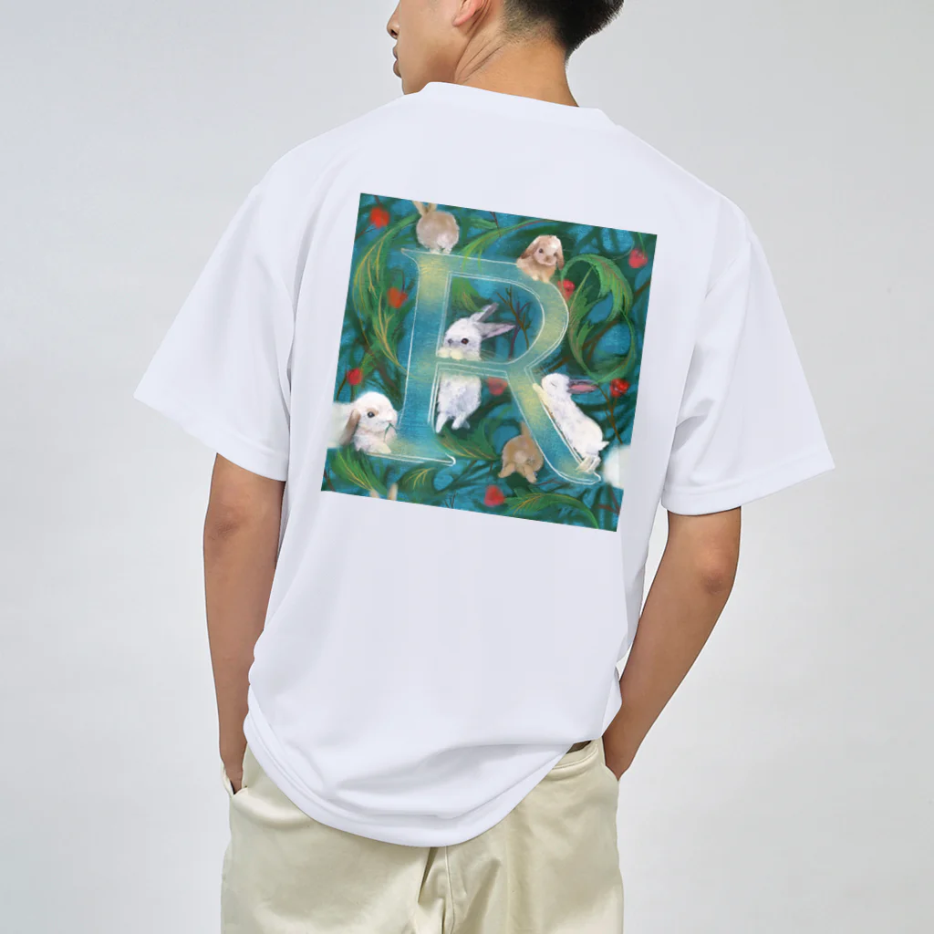 NORIMA'S SHOP のRabbitのRで遊ぶ森のうさぎ Dry T-Shirt