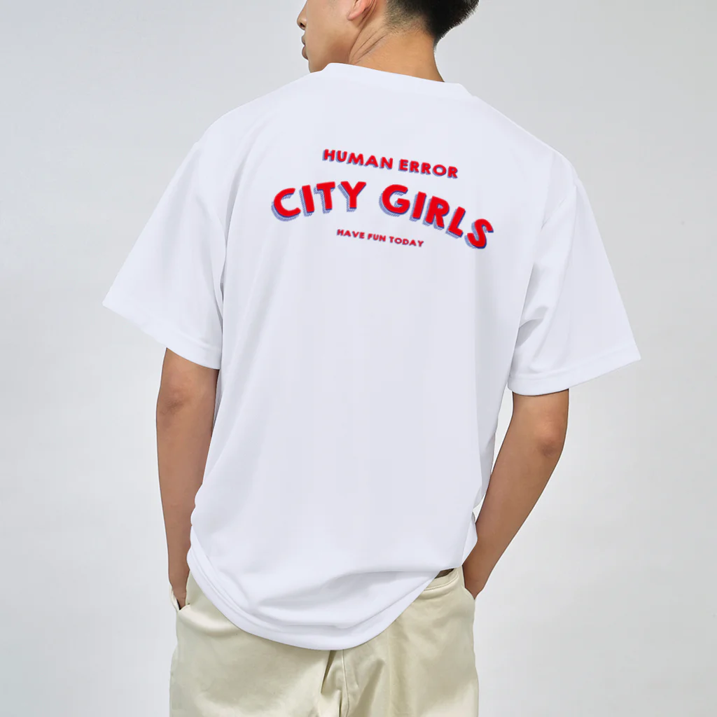  HUMAN ERRORの CITY GIRLS ドライTシャツ