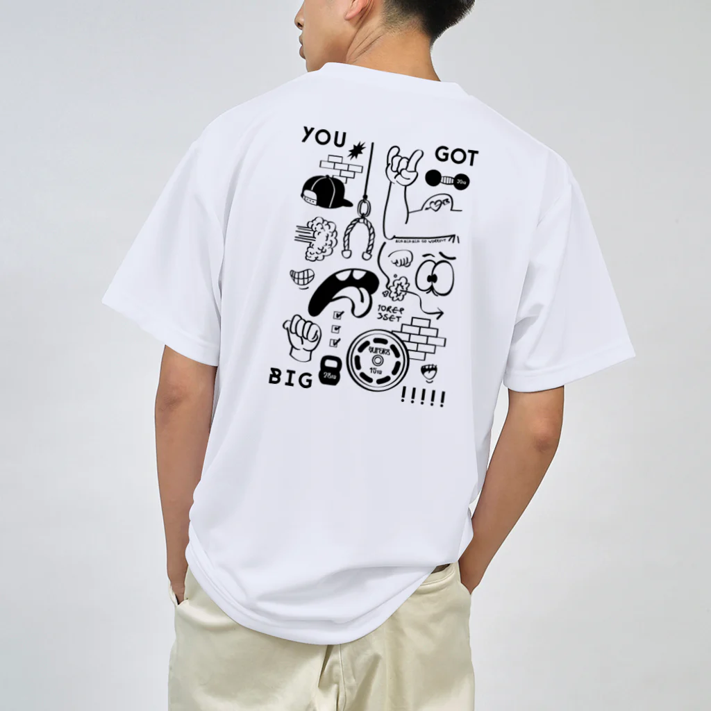 SUPER8のBLA BLA BLA GO WORKOUT TS004 Dry T-Shirt