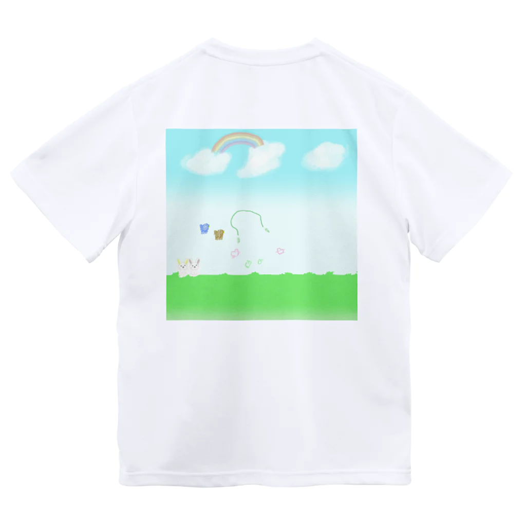 YOU THE WORLd 1号店の【色あり】雨上がりのなわとび💕 Dry T-Shirt