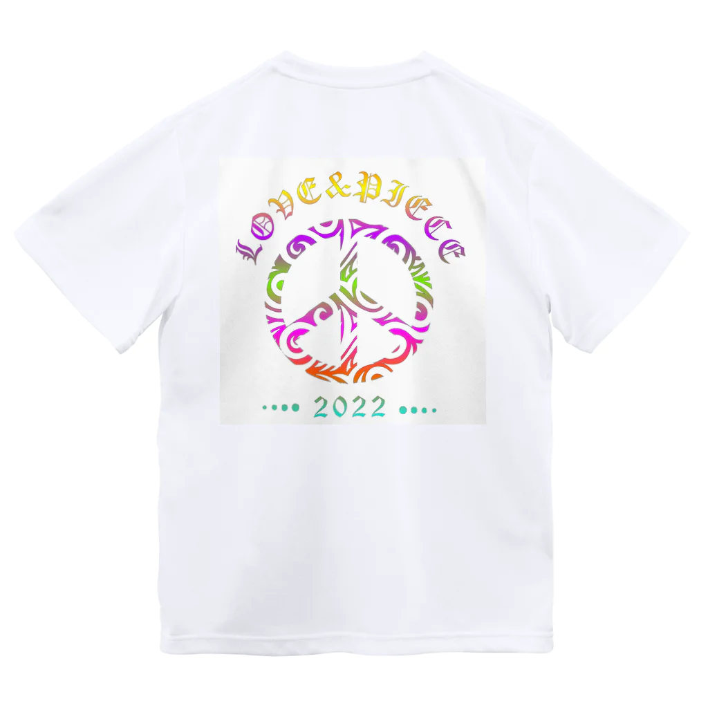 薈.collectionのLove＆peaceシリーズRainbowcolorバージョン Dry T-Shirt