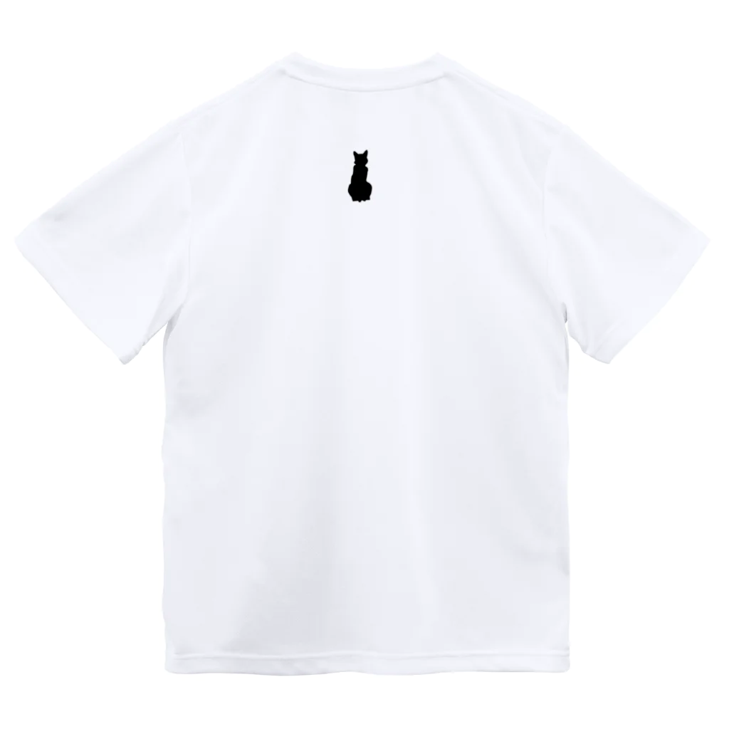 アトリエGINのロシアンブルー銀　猫の100% Tシャツ(オリジナルVer) ドライTシャツ