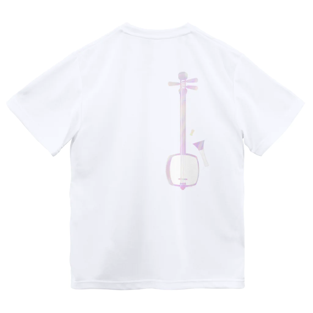 綾錦工房 りこりすの津軽三味線【彩雲】 ドライTシャツ