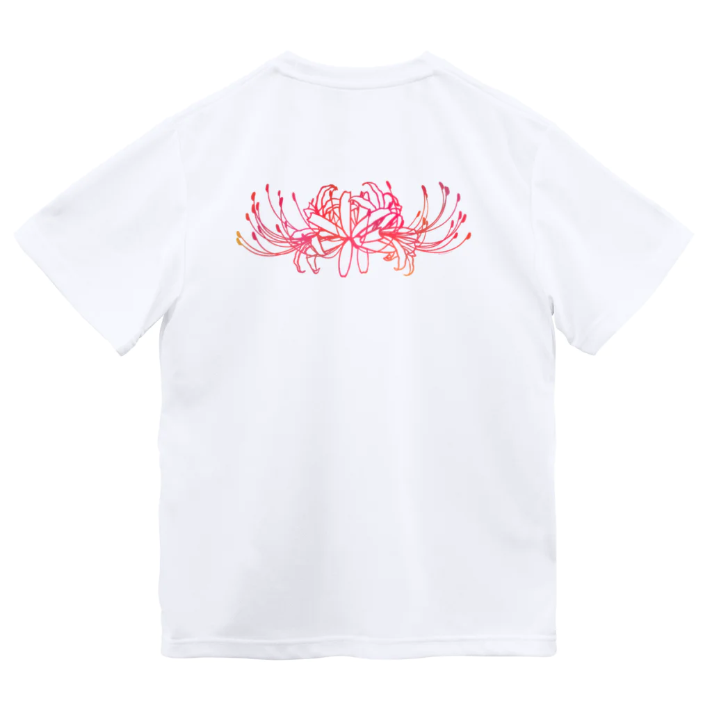 綾錦工房 りこりすの曼珠沙華 【黄昏】 ドライTシャツ